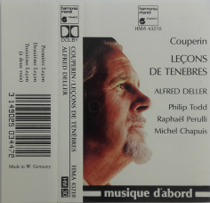 Alfred Deller, Philip Todd, Raphaël Perulli, Michel Chapuis - Leçons De Ténèbres